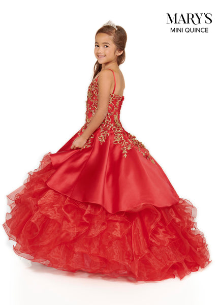 Off Shoulder Red Ball Gown Long Prom Dresses, Sweet 16 Prom Dresses, 1 –  SposaDresses